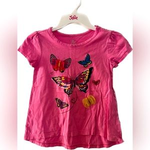 Pink butterfly shirt from place